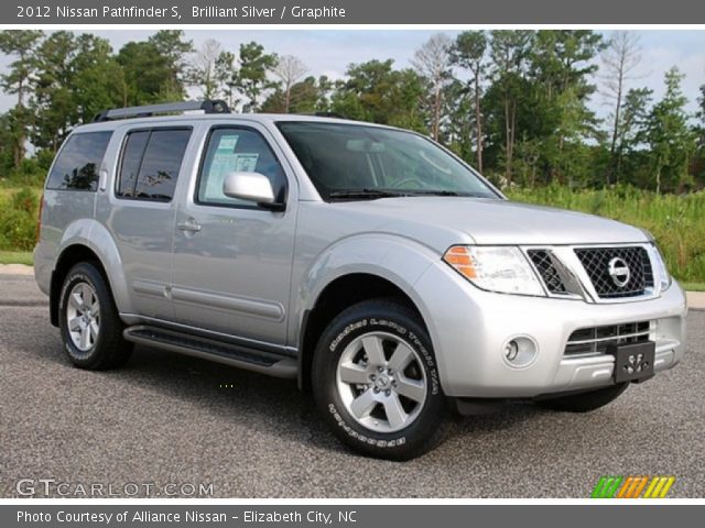 2012 Nissan Pathfinder S in Brilliant Silver