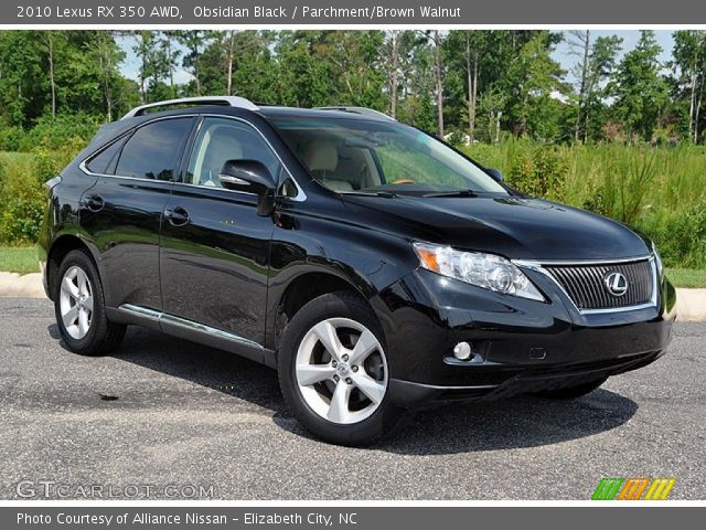 2010 Lexus RX 350 AWD in Obsidian Black
