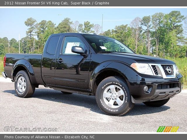 2012 Nissan Frontier SV V6 King Cab in Super Black