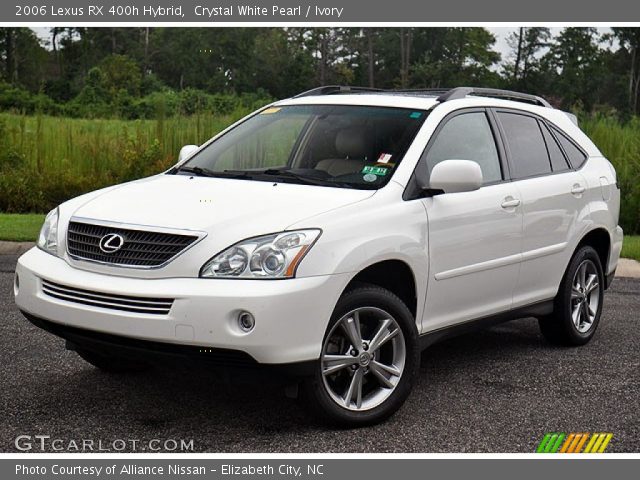 2006 Lexus RX 400h Hybrid in Crystal White Pearl