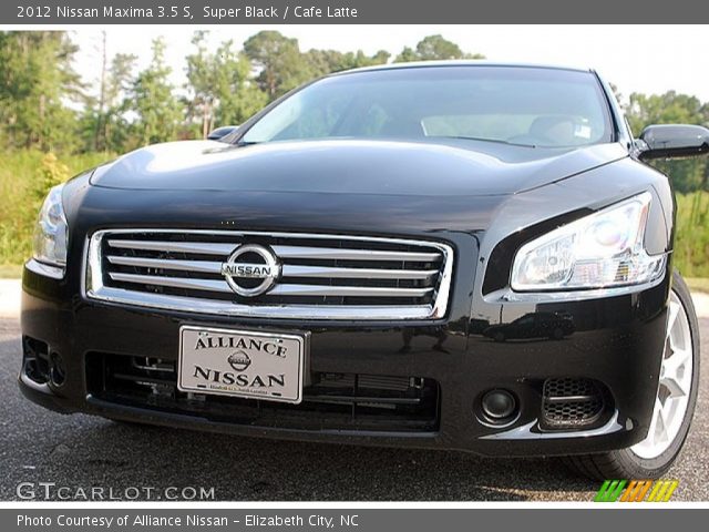 2012 Nissan Maxima 3.5 S in Super Black