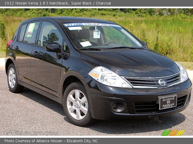 2012 Nissan Versa 1.8 S Hatchback in Super Black