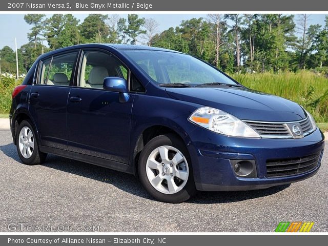 2007 Nissan Versa S in Blue Onyx Metallic