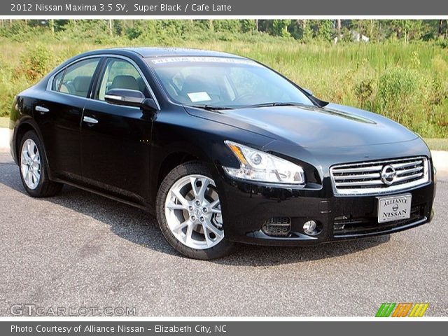 2012 Nissan Maxima 3.5 SV in Super Black