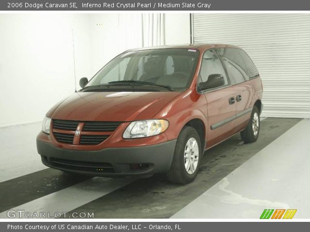 2006 Dodge Caravan SE in Inferno Red Crystal Pearl