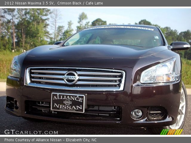 2012 Nissan Maxima 3.5 SV in Crimson Black