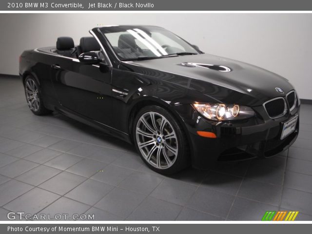 2010 BMW M3 Convertible in Jet Black