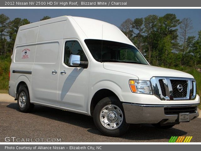 2012 Nissan NV 2500 HD SV High Roof in Blizzard White