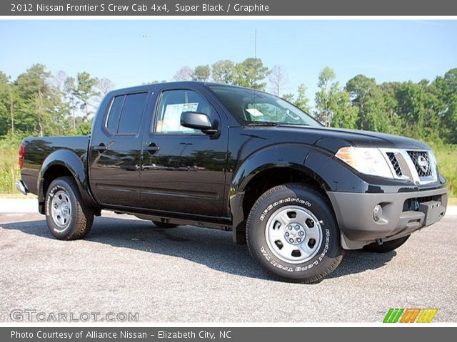 2012 Nissan Frontier S Crew Cab 4x4 in Super Black