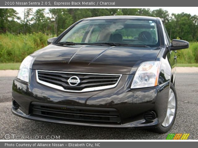 2010 Nissan Sentra 2.0 S in Espresso Black Metallic