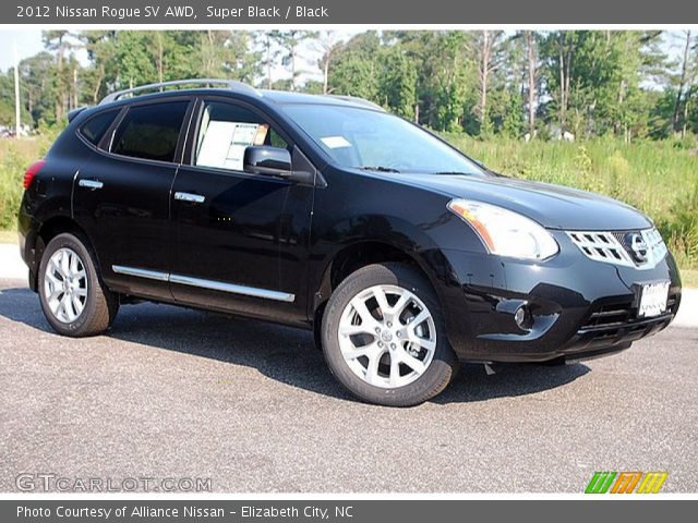 2012 Nissan Rogue SV AWD in Super Black