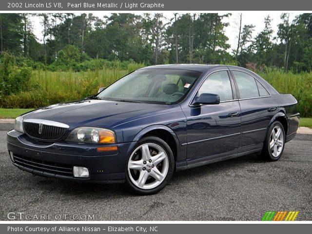 2002 Lincoln LS V8 in Pearl Blue Metallic