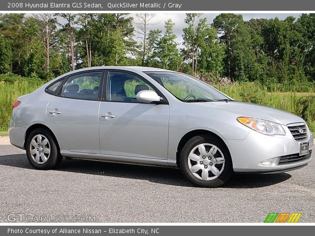 2008 Hyundai Elantra GLS Sedan in QuickSilver Metallic