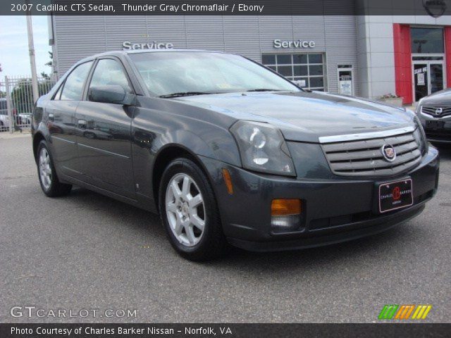 2007 Cadillac CTS Sedan in Thunder Gray Chromaflair