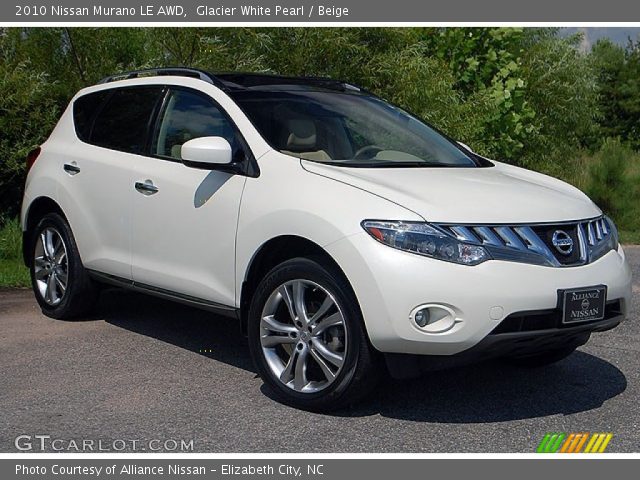 2010 Nissan murano glacier pearl #5