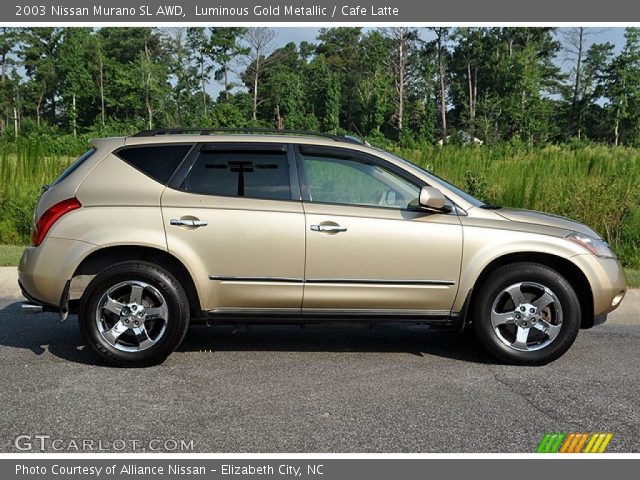 2003 Nissan Murano SL AWD in Luminous Gold Metallic