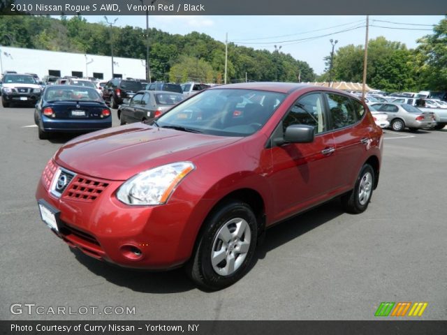 2010 Nissan Rogue S AWD in Venom Red