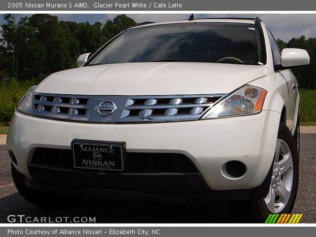2005 Nissan Murano S AWD in Glacier Pearl White