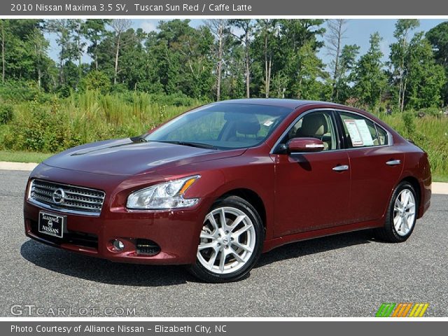 2010 Nissan Maxima 3.5 SV in Tuscan Sun Red