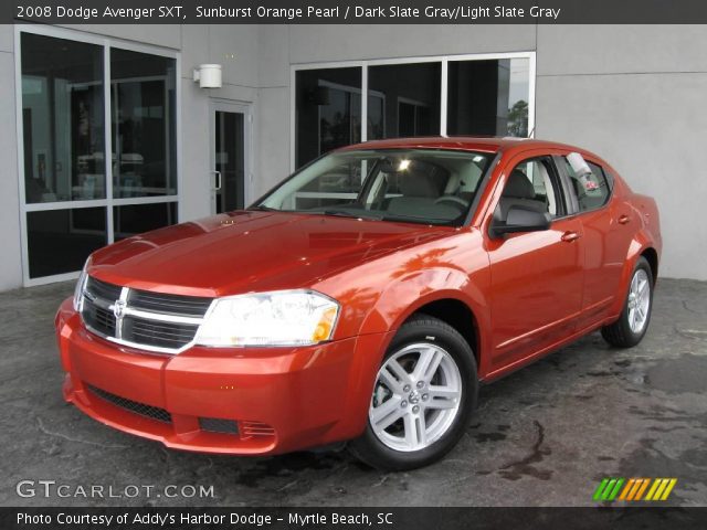 2008 Dodge Avenger SXT in Sunburst Orange Pearl