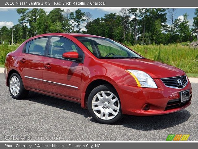 2010 Nissan Sentra 2.0 S in Red Brick Metallic