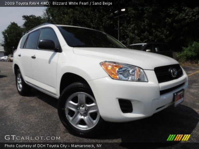 2009 Toyota RAV4 4WD in Blizzard White Pearl