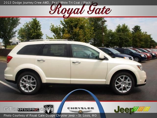 2013 Dodge Journey Crew AWD in Pearl White Tri Coat