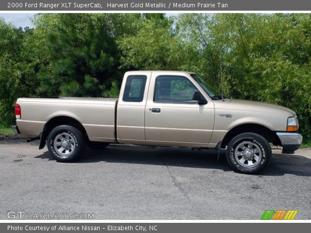 2000 Ford Ranger XLT SuperCab in Harvest Gold Metallic