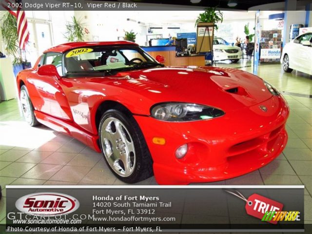 2002 Dodge Viper RT-10 in Viper Red