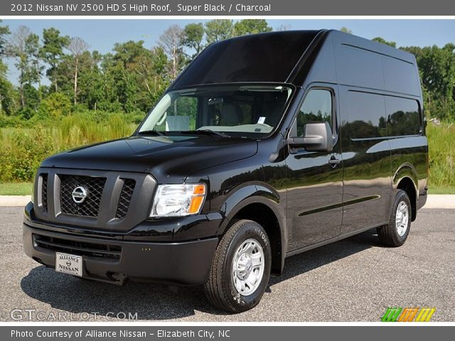 2012 Nissan NV 2500 HD S High Roof in Super Black