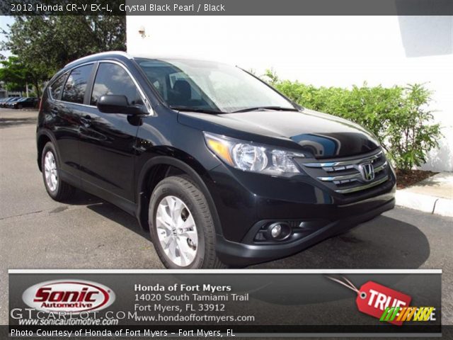2012 Honda CR-V EX-L in Crystal Black Pearl