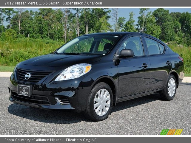 2012 Nissan Versa 1.6 S Sedan in Super Black