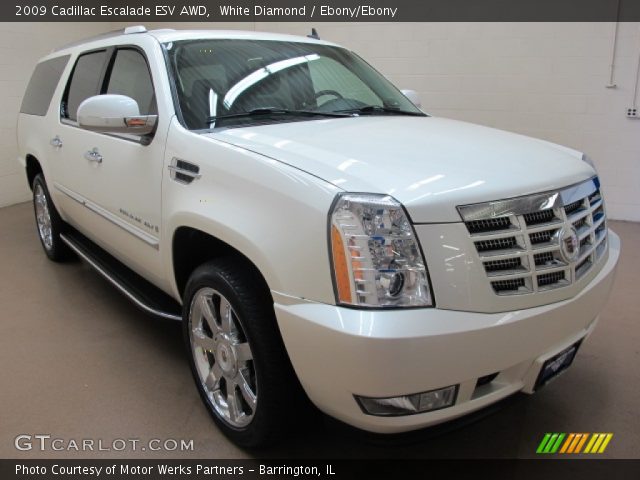 2009 Cadillac Escalade ESV AWD in White Diamond