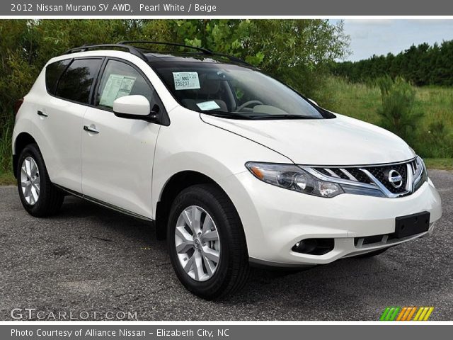 2012 Nissan Murano SV AWD in Pearl White