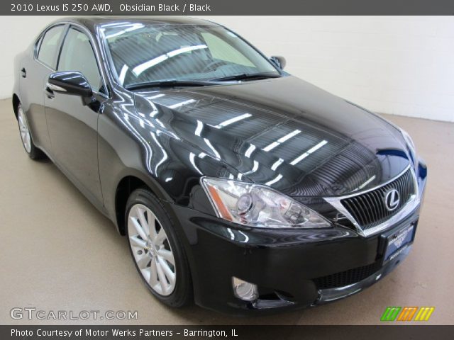 2010 Lexus IS 250 AWD in Obsidian Black