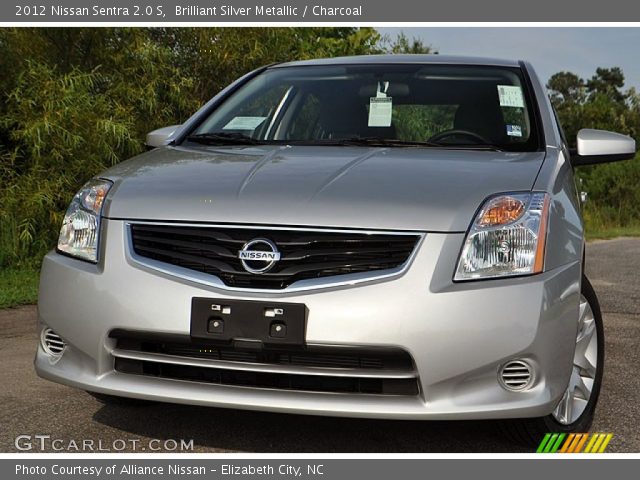 2012 Nissan Sentra 2.0 S in Brilliant Silver Metallic