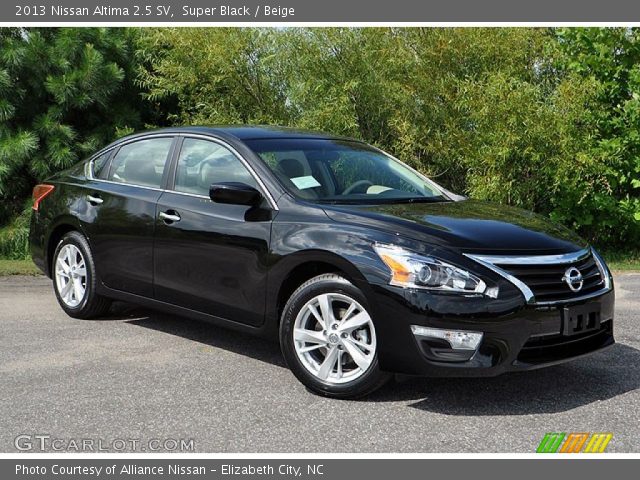 2013 Nissan Altima 2.5 SV in Super Black