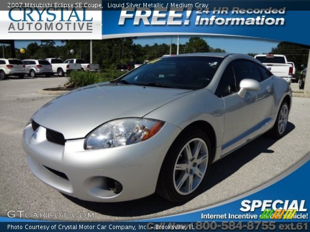 2007 Mitsubishi Eclipse SE Coupe in Liquid Silver Metallic