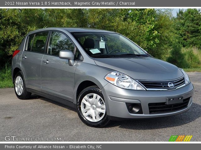 2012 Nissan Versa 1.8 S Hatchback in Magnetic Gray Metallic