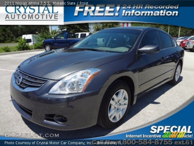 2011 Nissan Altima 2.5 S in Metallic Slate