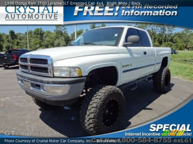 1998 Dodge Ram 1500 Laramie SLT Extended Cab 4x4 in Bright White