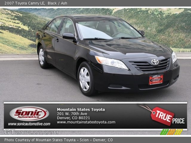 2007 Toyota Camry LE in Black