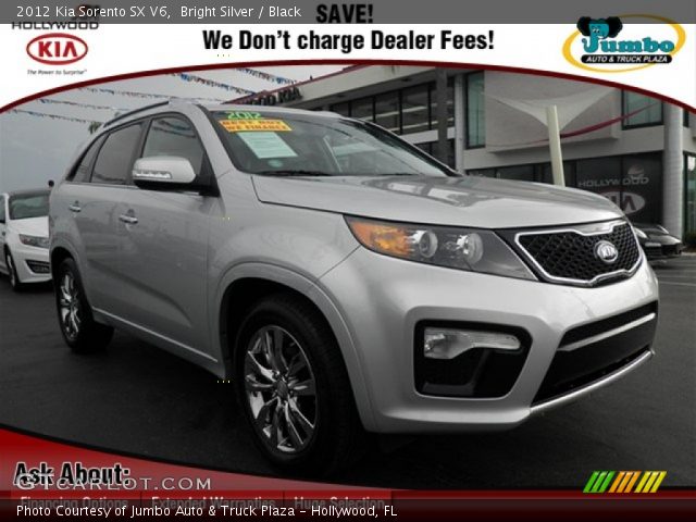 2012 Kia Sorento SX V6 in Bright Silver