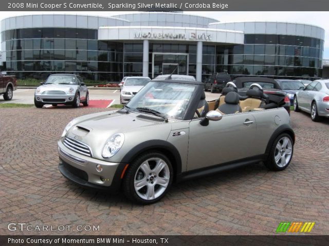 2008 Mini Cooper S Convertible in Sparkling Silver Metallic
