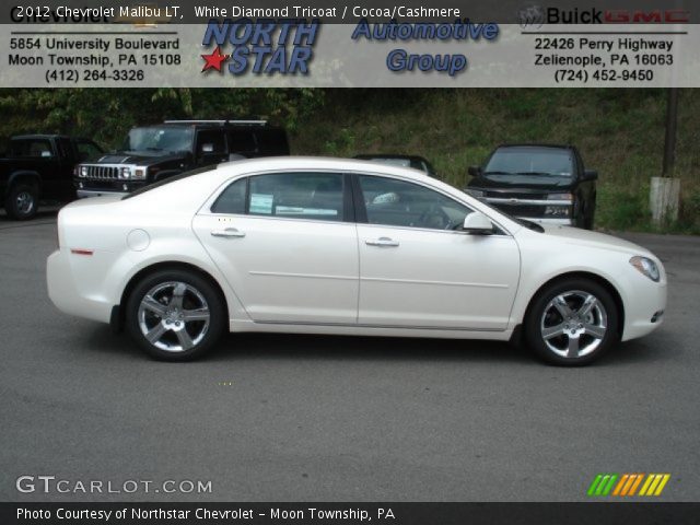 2012 Chevrolet Malibu LT in White Diamond Tricoat