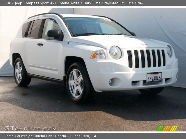 2009 Jeep Compass Sport 4x4 in Stone White