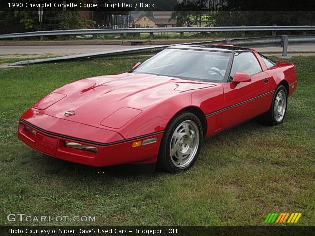 1990 Chevrolet Corvette Coupe in Bright Red