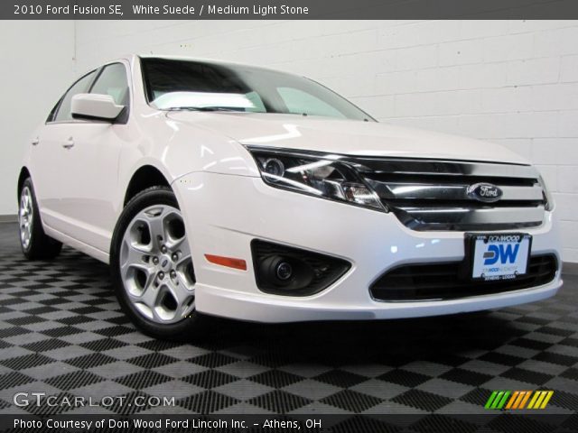 2010 Ford Fusion SE in White Suede