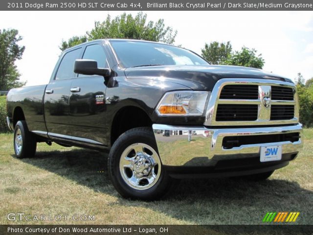 2011 Dodge Ram 2500 HD SLT Crew Cab 4x4 in Brilliant Black Crystal Pearl