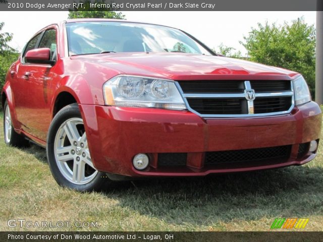 2010 Dodge Avenger R/T in Inferno Red Crystal Pearl